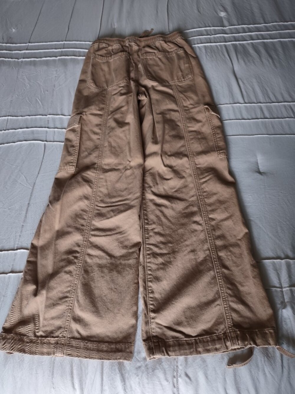 Juniors' SO High Rise Pull-On Cargo Baggy Pants - Picture 5 of 15